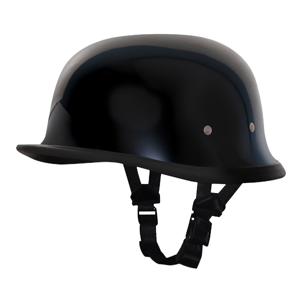 german made motorcycle helmet Novelty German- Hi-Gloss Black – Daytona Helmets