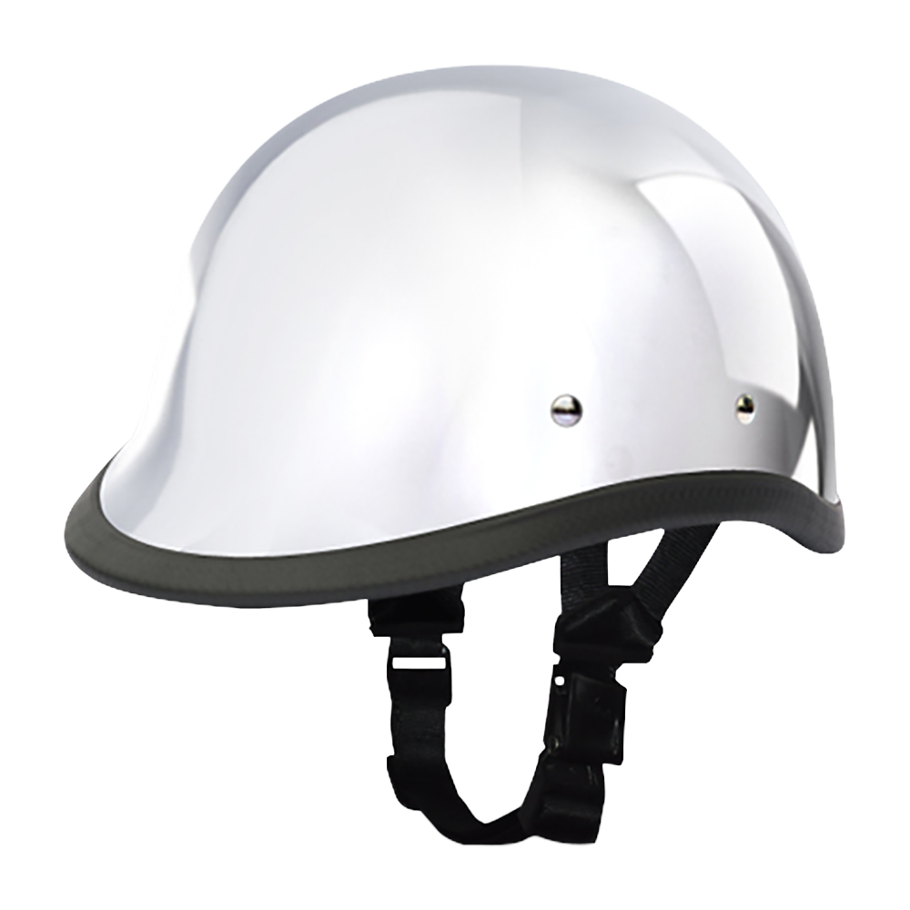 chrome motorcycle helmets Novelty Hawk- Chrome S