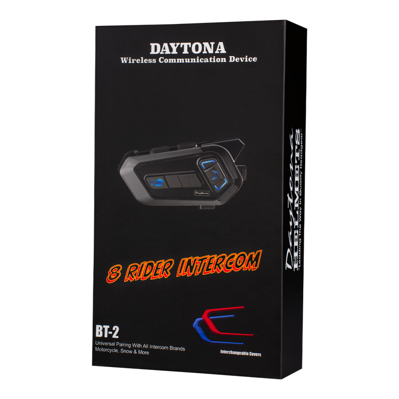 Load image into Gallery viewer, Daytona Helmets Motorcycle Bluetooth Headset - Motorcycle Communication System For All Types of Helmets - 2