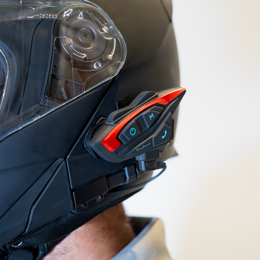 Daytona Helmets Motorcycle Bluetooth Headset - Motorcycle Communication System For All Types of  Helmets