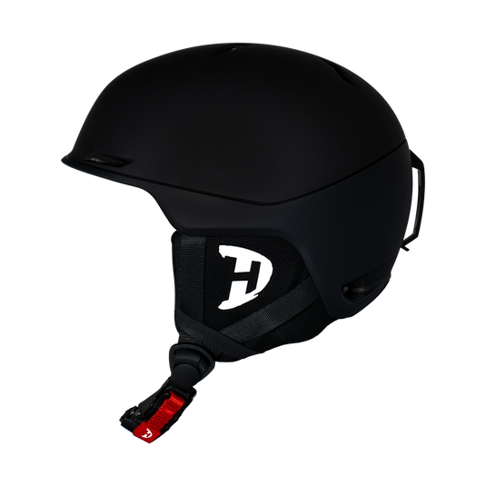 Daytona Steeze Snowboard Helmet - Adjustable Helmet for Men, Women & Youth - Dull Black Finish