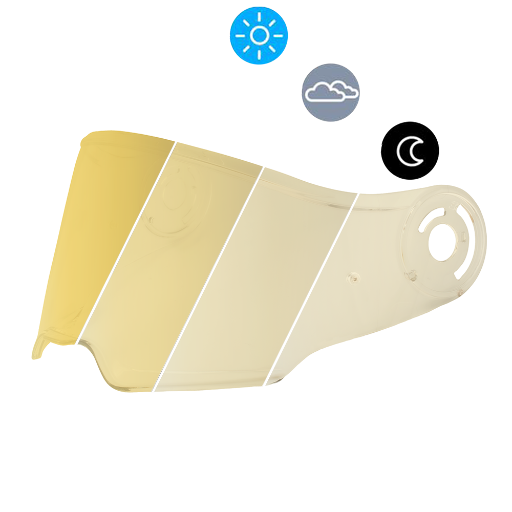 C6 Shield Outer- Photochromic Gold – Daytona Helmets