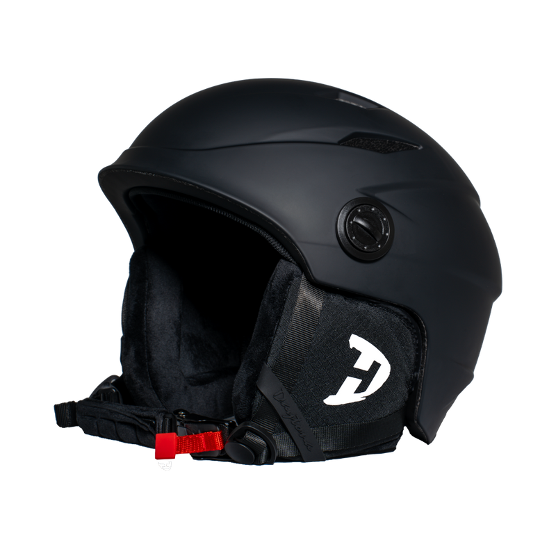 Load image into Gallery viewer, Daytona Carver Ski Helmet - Adjustable Ski Helmet for Men, Women & Youth - Dull Black with Anti-Fog Visor