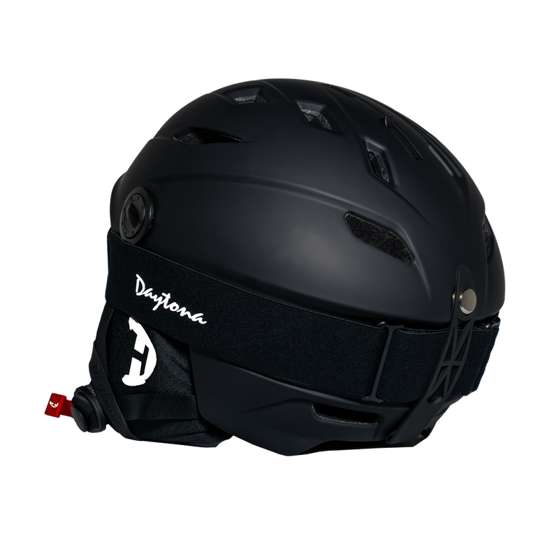 Load image into Gallery viewer, Daytona Carver Ski Helmet - Adjustable Ski Helmet for Men, Women & Youth - Dull Black with Anti-Fog Visor
