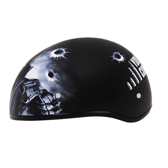 D.O.T. DAYTONA SKULL CAP- W/ COME GET 'EM