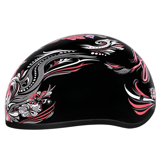 D.O.T. DAYTONA SKULL CAP- W/ BUTTERFLY