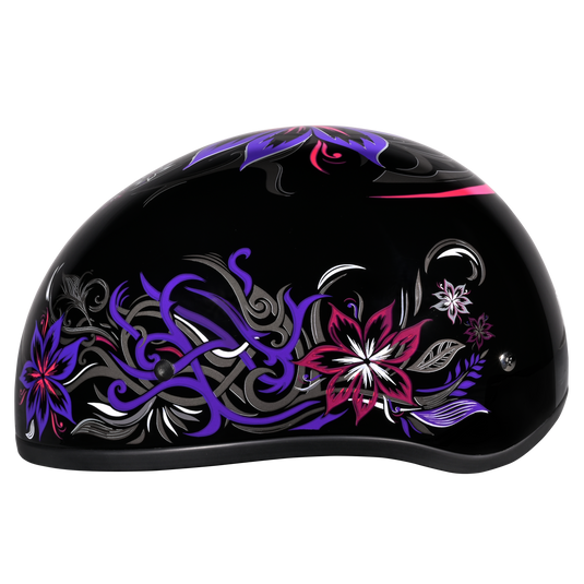 D.O.T. DAYTONA SKULL CAP- W/ BUTTERFLY