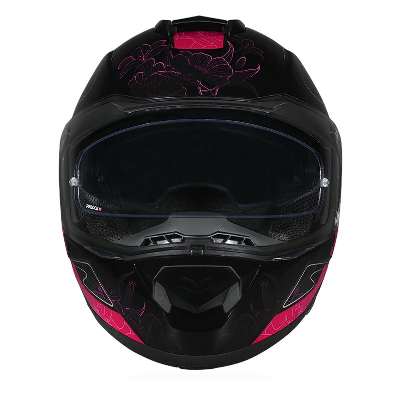 Load image into Gallery viewer, Daytona Glide Modular Motorcycle Helmet - DOT Approved, Bluetooth Ready, Dual Visor, Men/Women/Youth - W/ Flowers