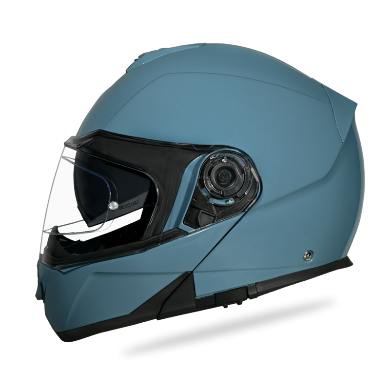 Load image into Gallery viewer, Daytona Glide Modular Motorcycle Helmet - DOT Approved, Bluetooth Ready, Dual Visor, Men/Women/Youth- Shark Blu