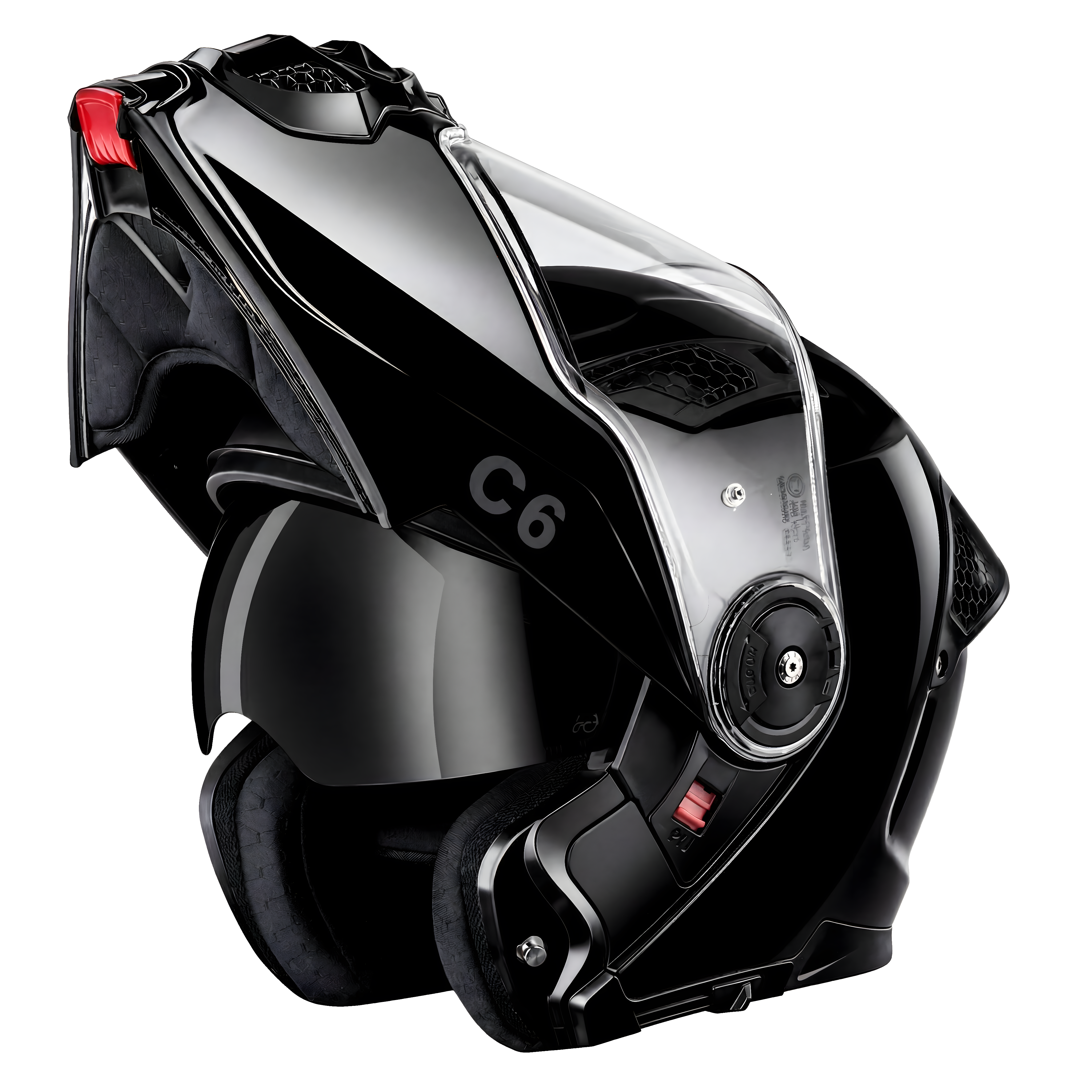 D.O.T. & ECE Daytona C6- Hi-Gloss Black – Daytona Helmets