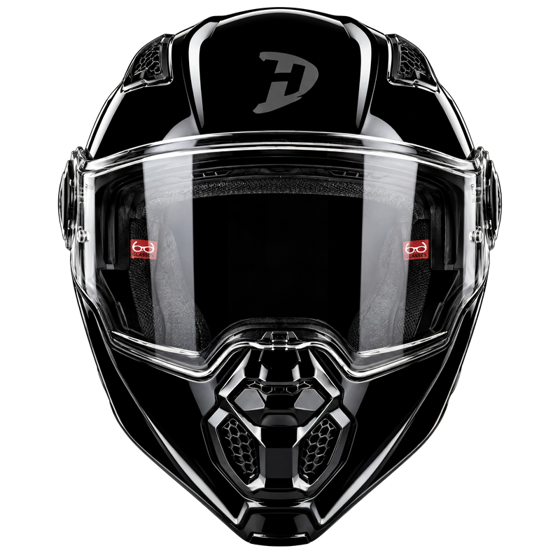 Load image into Gallery viewer, D.O.T. & ECE Daytona C6- Hi-Gloss Black
