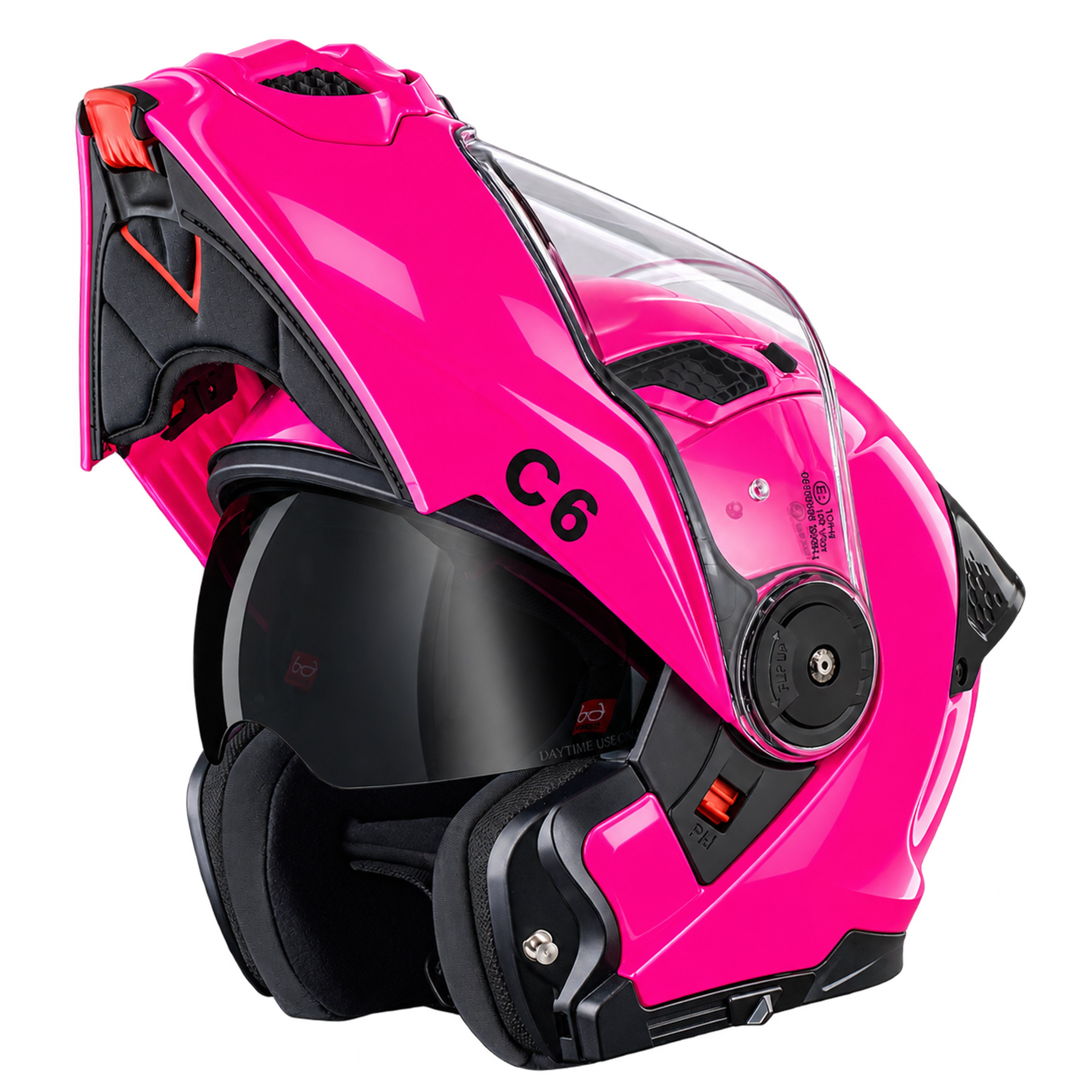 セキュリティ・セーフティ Shion Helmet Women's Ladies Jet Helmet D.O.T. & ECE Daytona C6- Hi-Gloss Pink – Daytona Helmets