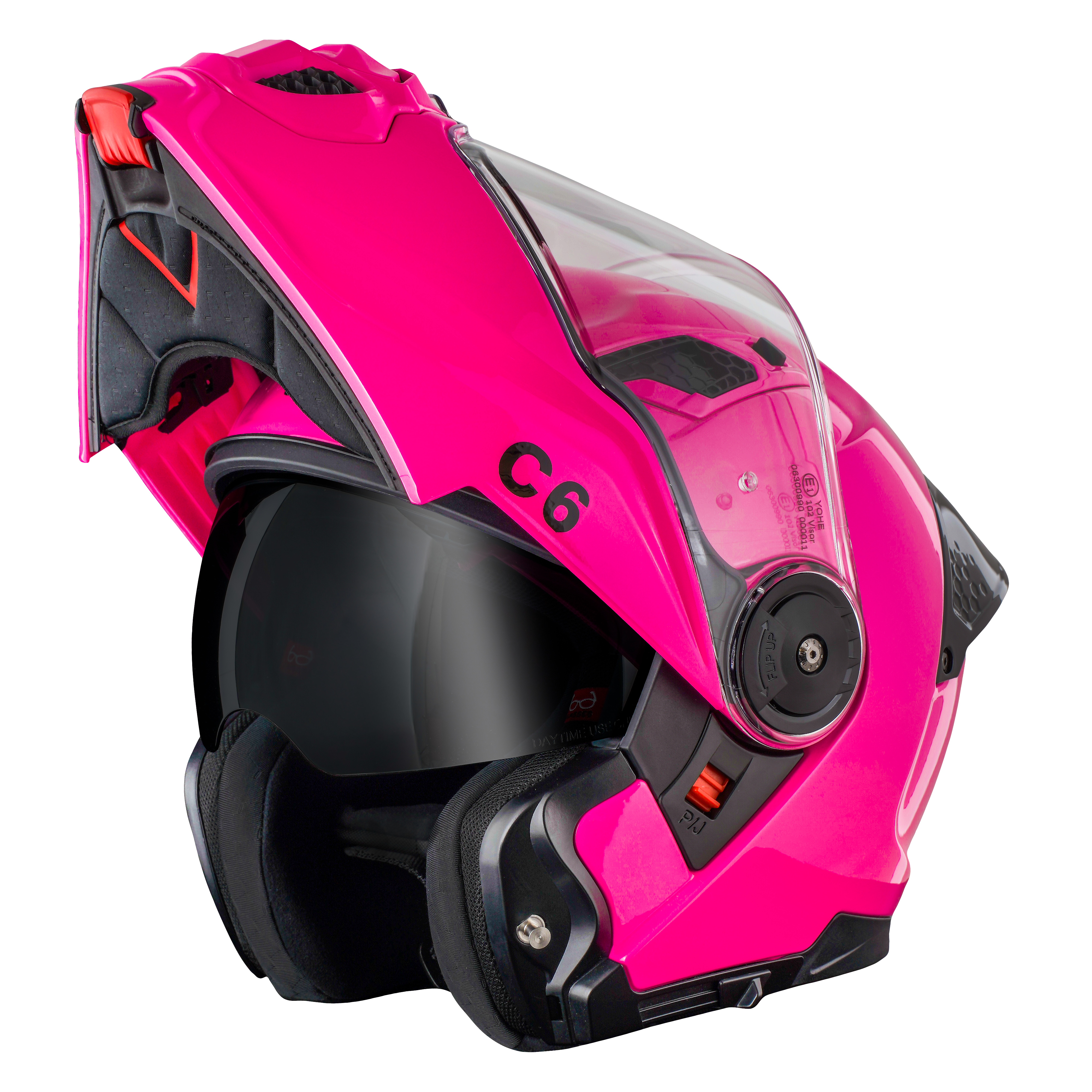 D.O.T. & ECE Daytona C6- Hi-Gloss Pink 2XL