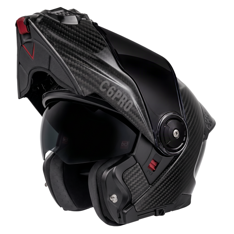 Load image into Gallery viewer, D.O.T. & ECE Daytona C6 PRO- Grey Carbon Fiber