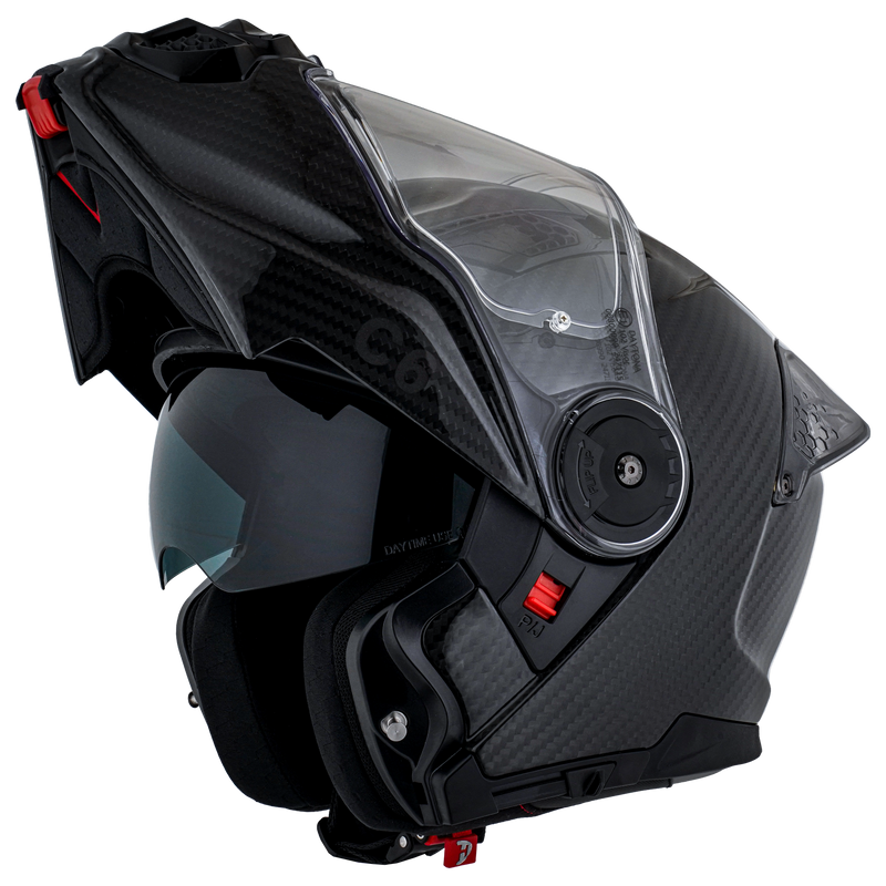 Load image into Gallery viewer, D.O.T. & ECE Daytona C6 Pro- Grey Carbon Fiber