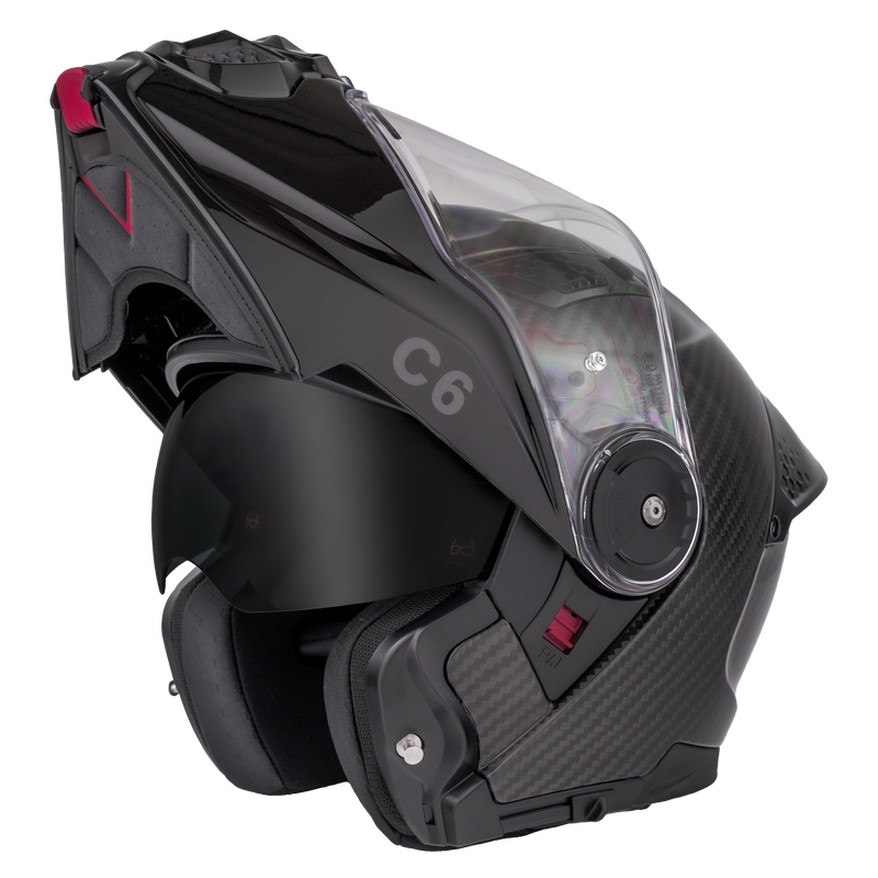Load image into Gallery viewer, D.O.T. & ECE Daytona C6- Grey Carbon Fiber
