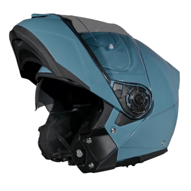 Load image into Gallery viewer, Daytona Glide Modular Motorcycle Helmet - DOT Approved, Bluetooth Ready, Dual Visor, Men/Women/Youth- Shark Blu