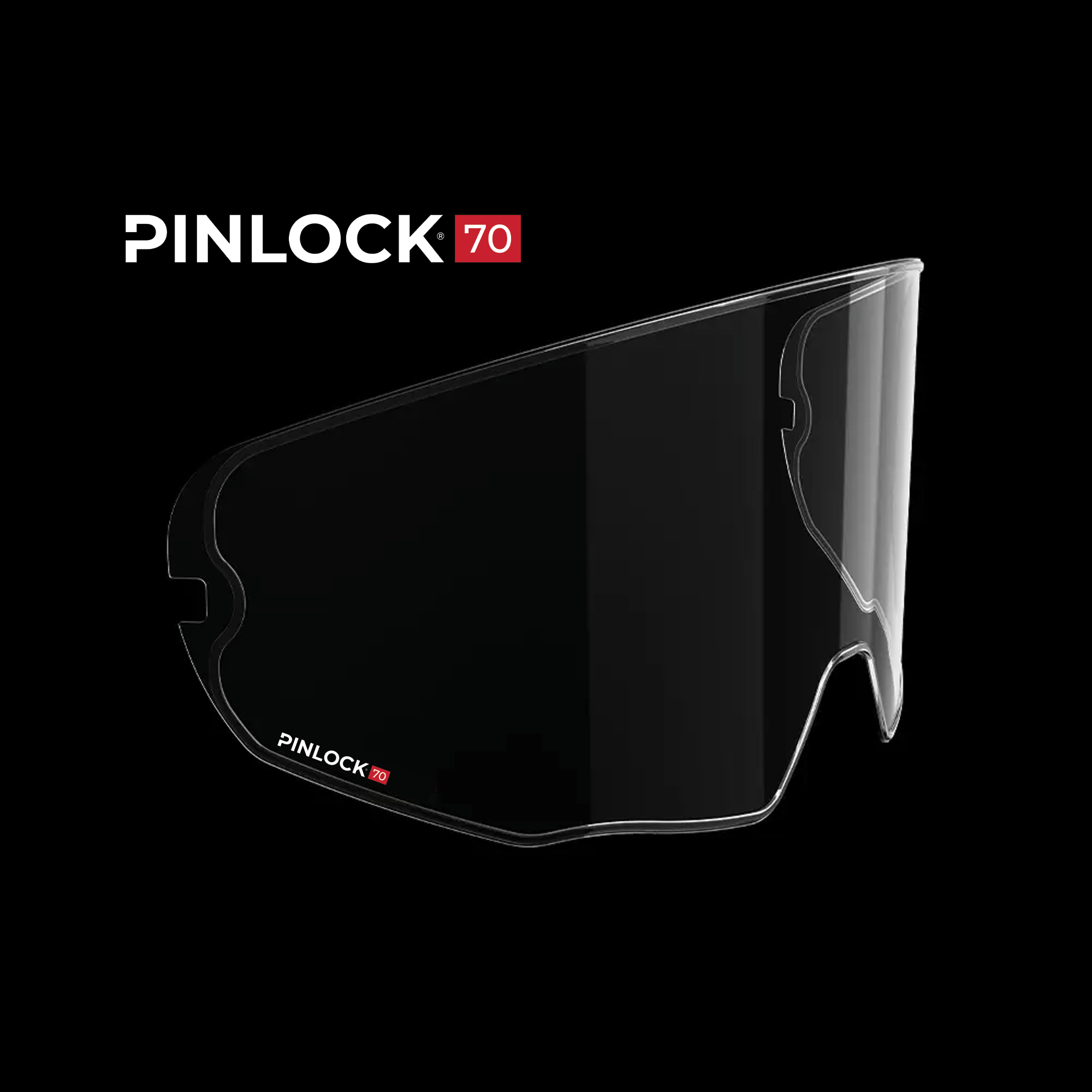 Pinlock 70 Lens- Detour And Glide Replacement Shield- Clear Pinlock 70 Lens- Detour And Glide Replacement Shield- Clear