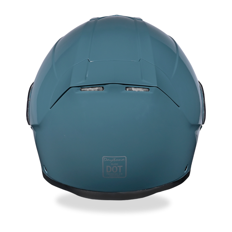 Load image into Gallery viewer, Daytona Glide Modular Motorcycle Helmet - DOT Approved, Bluetooth Ready, Dual Visor, Men/Women/Youth- Shark Blu