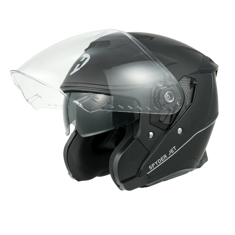 Load image into Gallery viewer, D.O.T. & ECE Daytona Spyder Jet- Dull Black