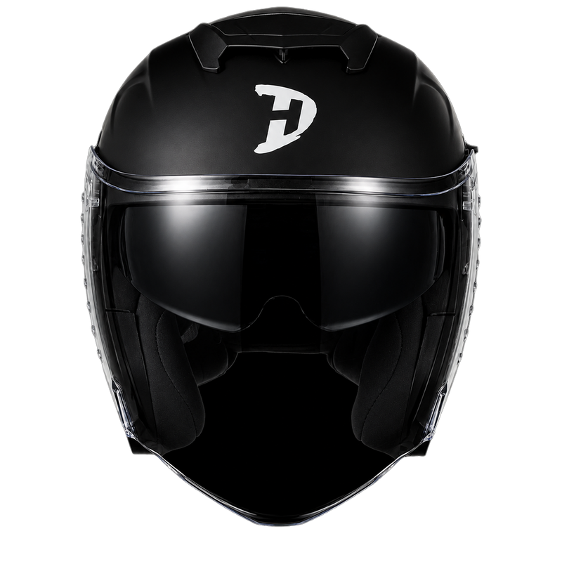 Load image into Gallery viewer, D.O.T. & ECE Daytona Spyder Jet- Dull Black