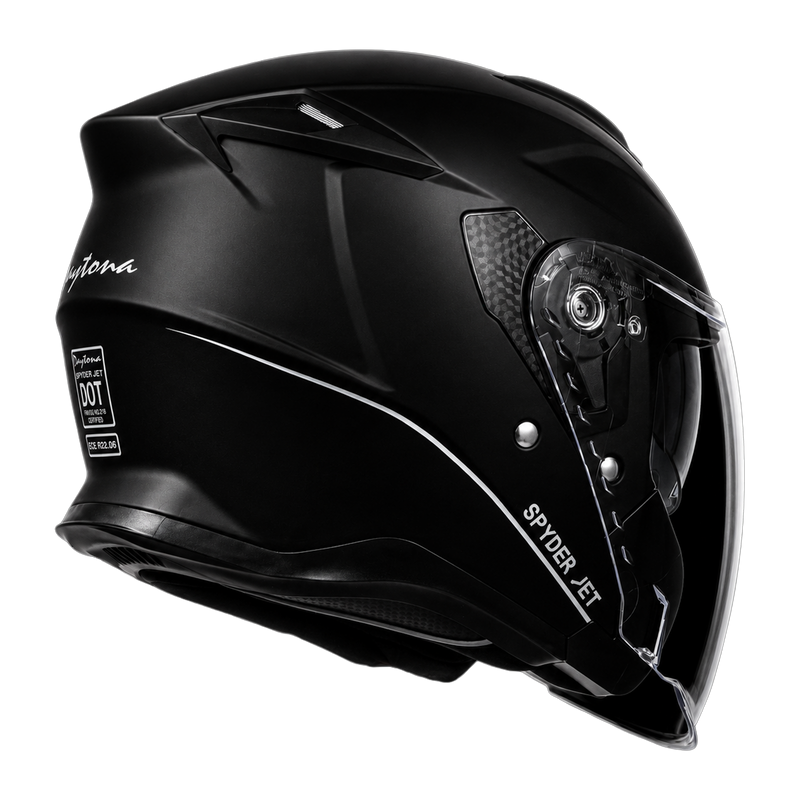 Load image into Gallery viewer, D.O.T. & ECE Daytona Spyder Jet- Dull Black