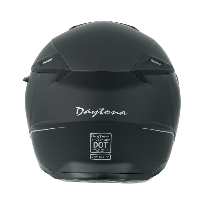 Load image into Gallery viewer, D.O.T. & ECE Daytona Spyder Jet- Dull Black