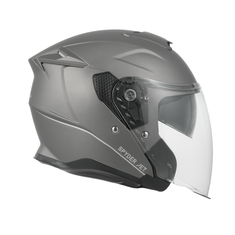 Load image into Gallery viewer, D.O.T. & ECE Daytona Spyder Jet- Gun Metal Grey Dull Metallic