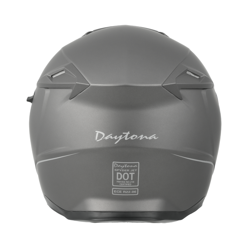 Load image into Gallery viewer, D.O.T. & ECE Daytona Spyder Jet- Gun Metal Grey Dull Metallic