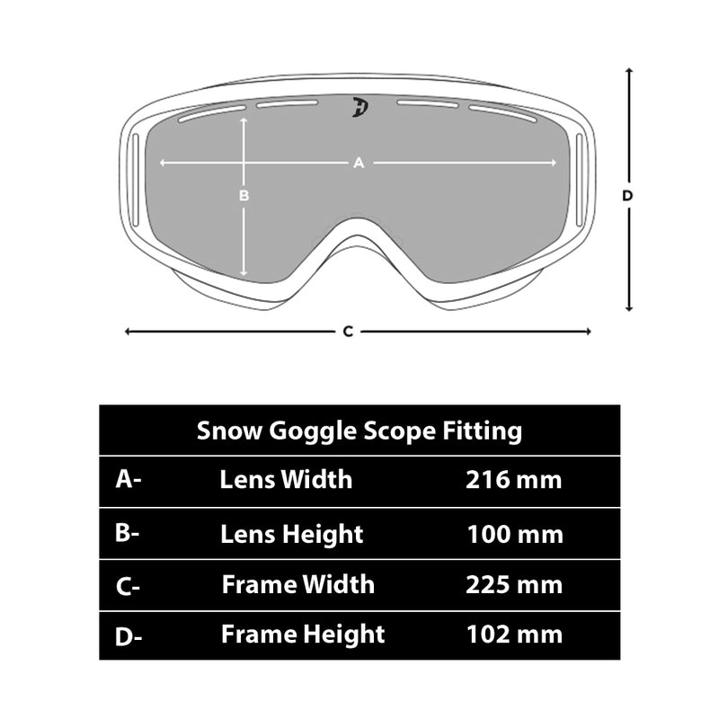 Load image into Gallery viewer, Snow Goggle Scope