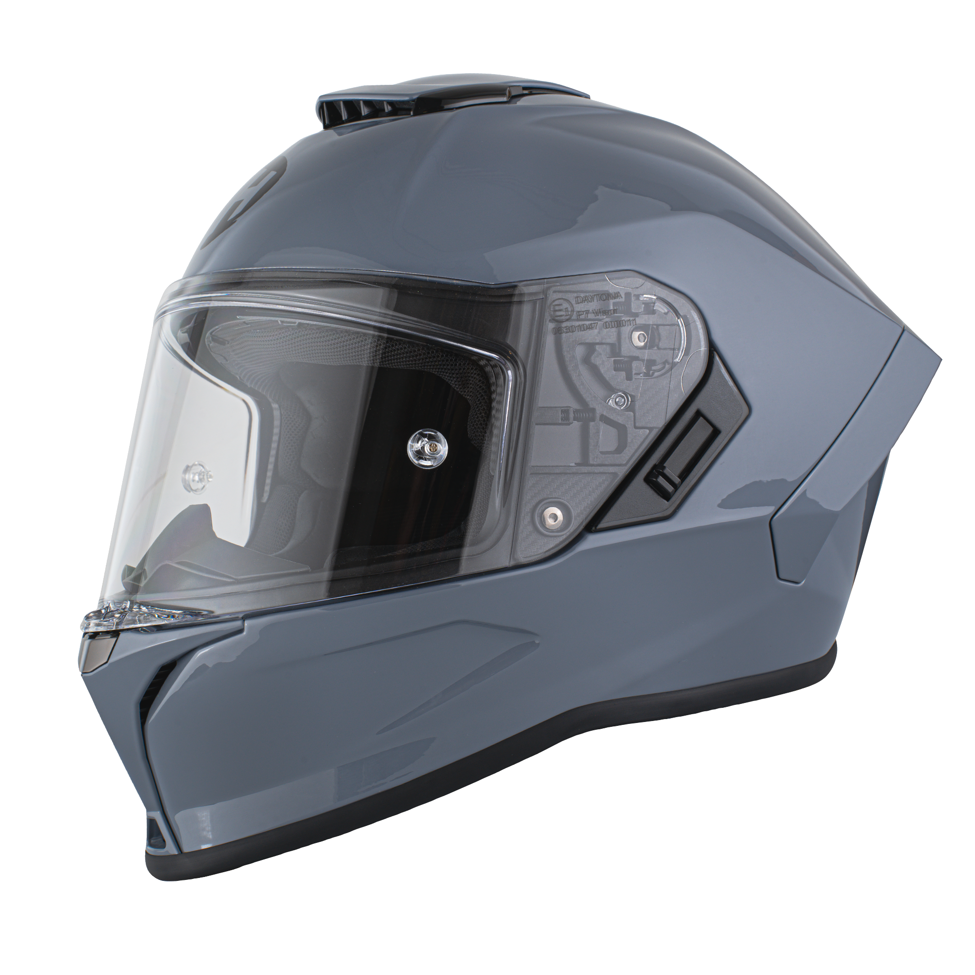 geek motorcycle helmet Daytona Viper Full Face Helmet - Arctic Grey
