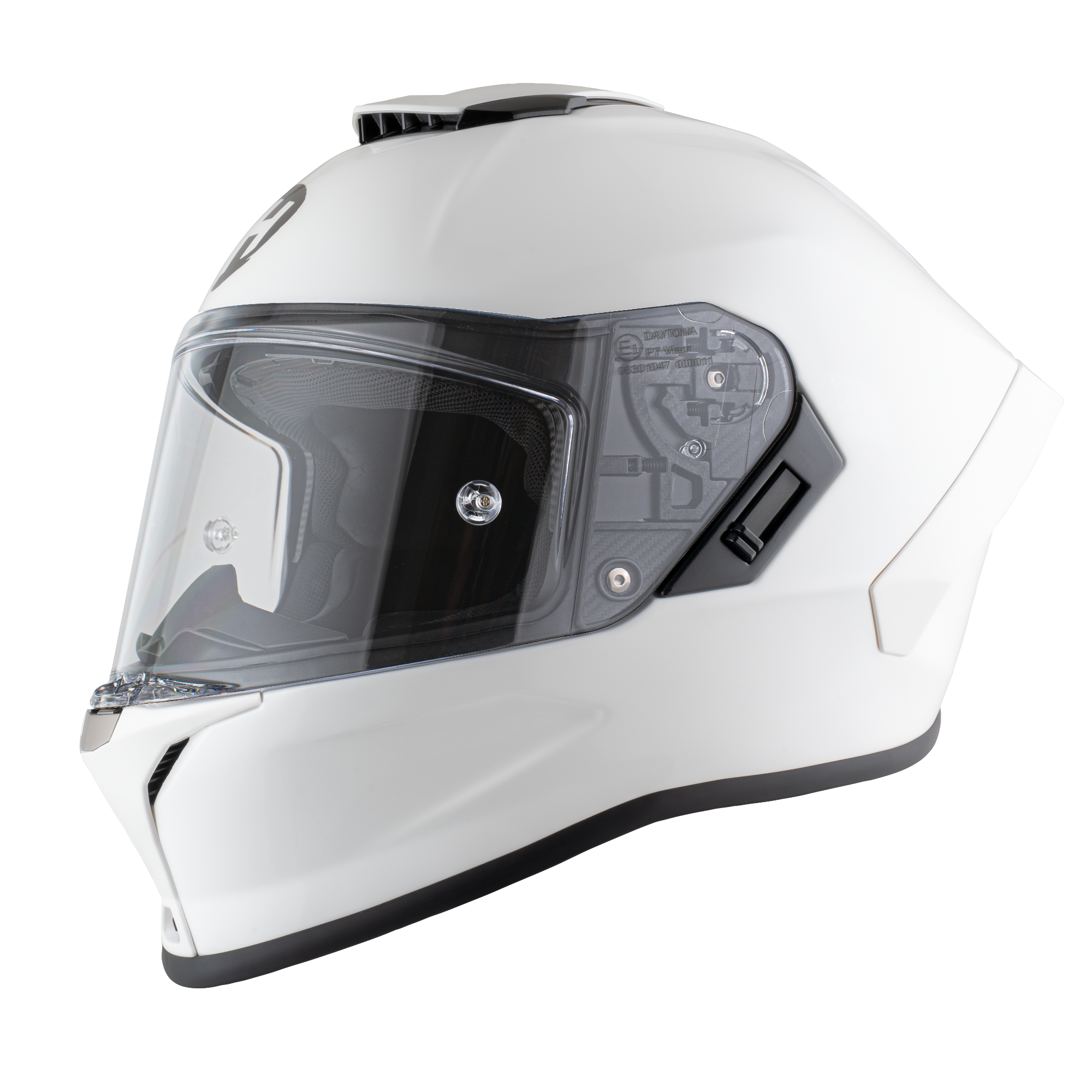 ☆☆jmkt2☆☆DAYTONA DT01‐E1 D.O.T. & ECE Daytona Viper- Hi-Gloss White – Daytona Helmets