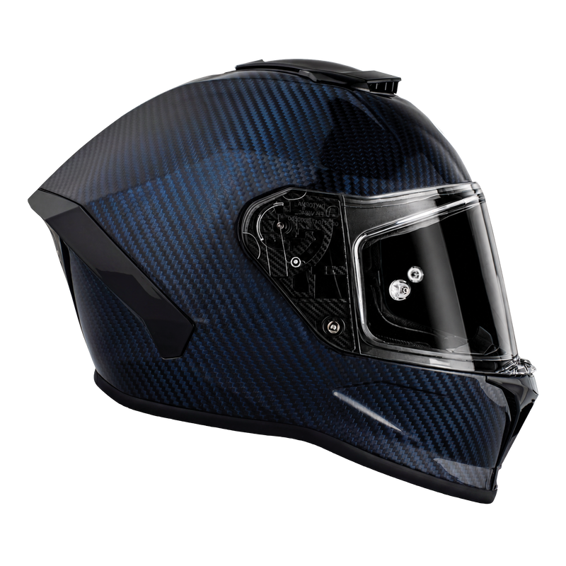 Load image into Gallery viewer, D.O.T. & ECE Daytona Viper- Blue Carbon Fiber