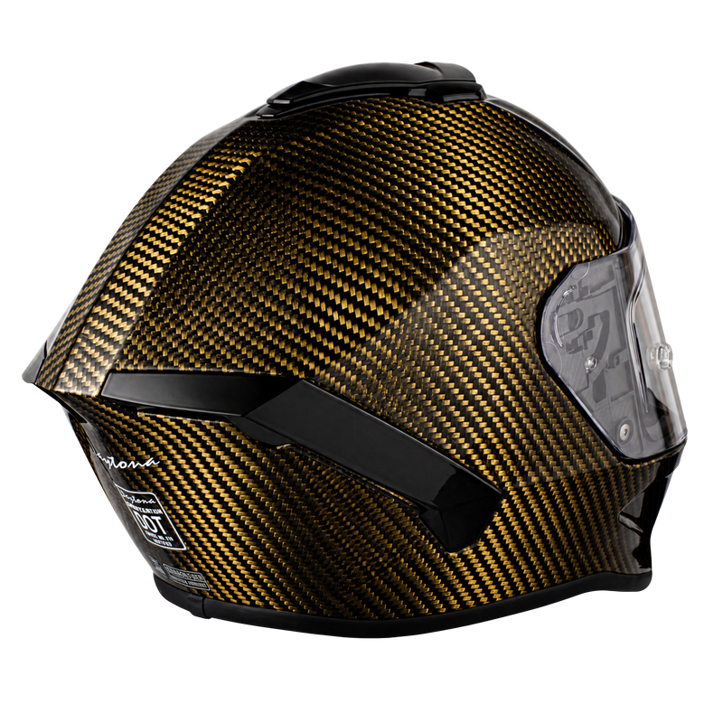 Load image into Gallery viewer, D.O.T. & ECE Daytona Viper- Gold Carbon Fiber