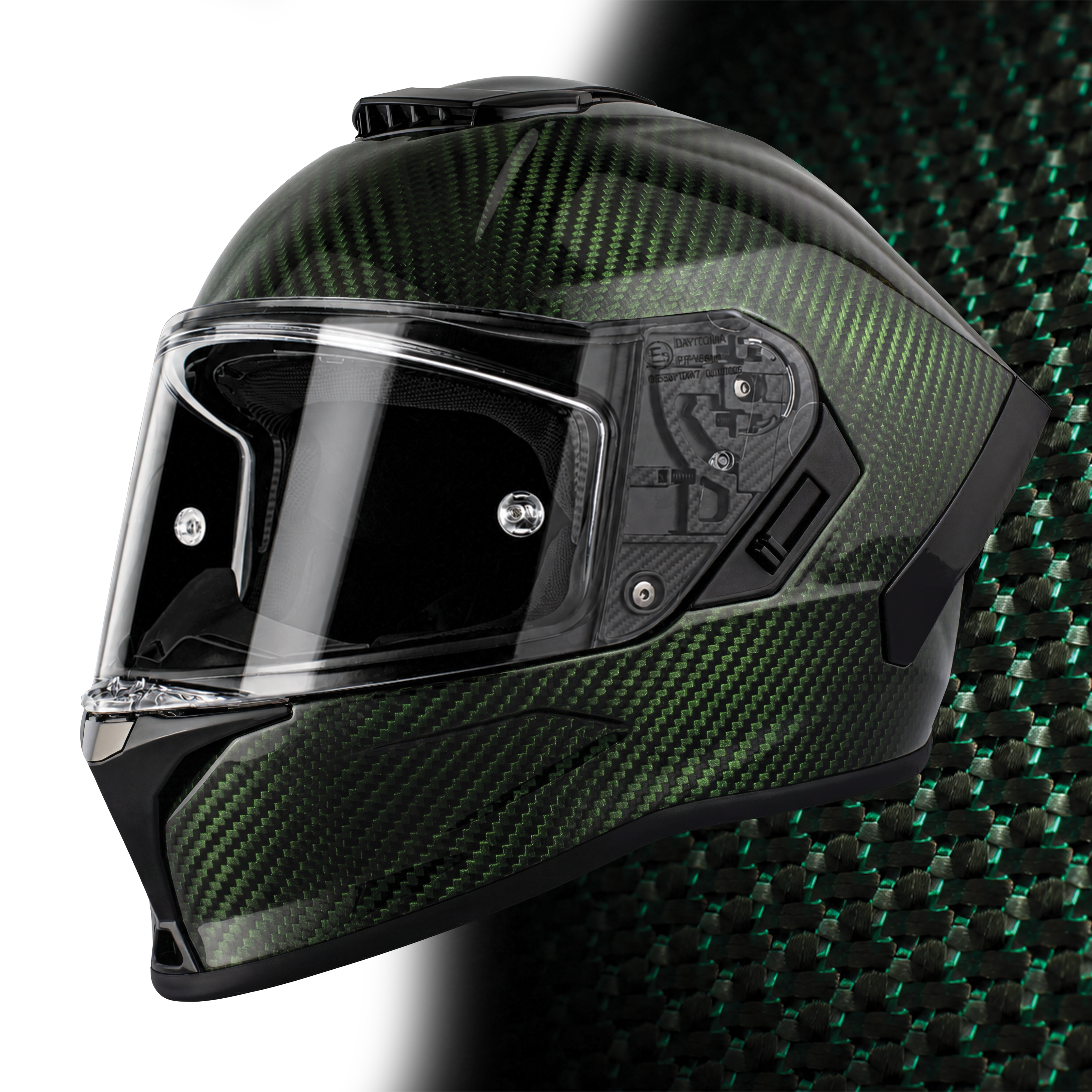 D.O.T. & ECE Daytona Viper- Green Carbon Fiber – Daytona Helmets