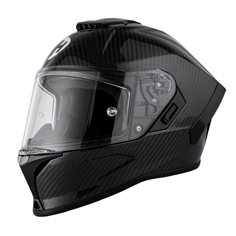 Load image into Gallery viewer, D.O.T. & ECE Daytona Viper- Grey Carbon Fiber