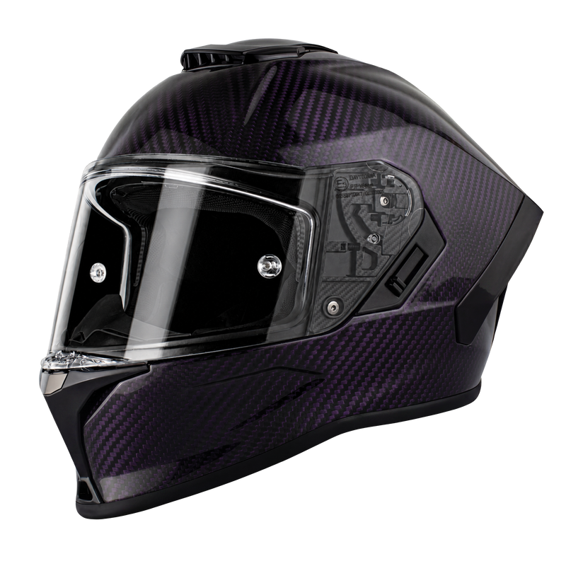 Load image into Gallery viewer, D.O.T. & ECE Daytona Viper- Purple Carbon Fiber