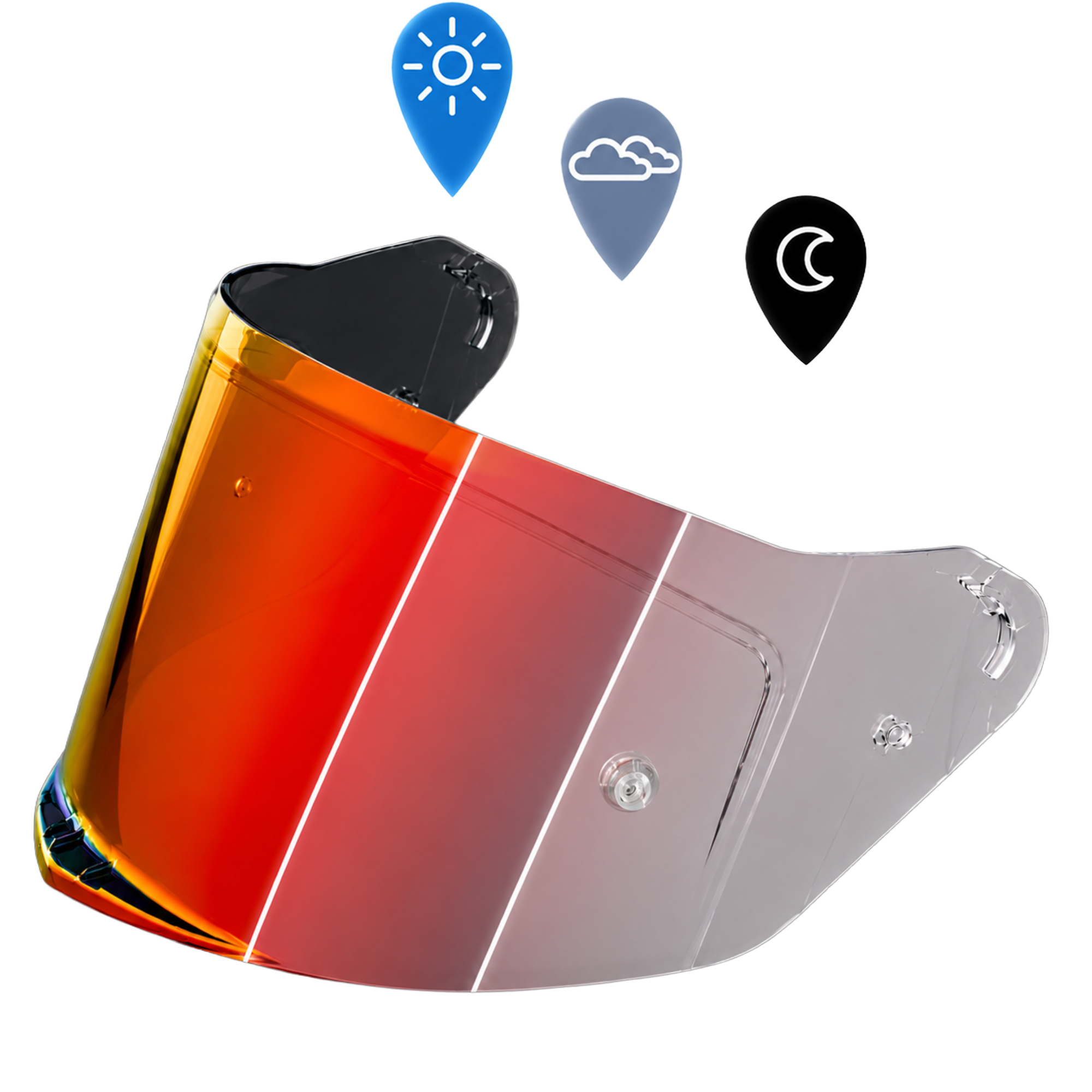 Viper Shield Outer- Photochromic Red