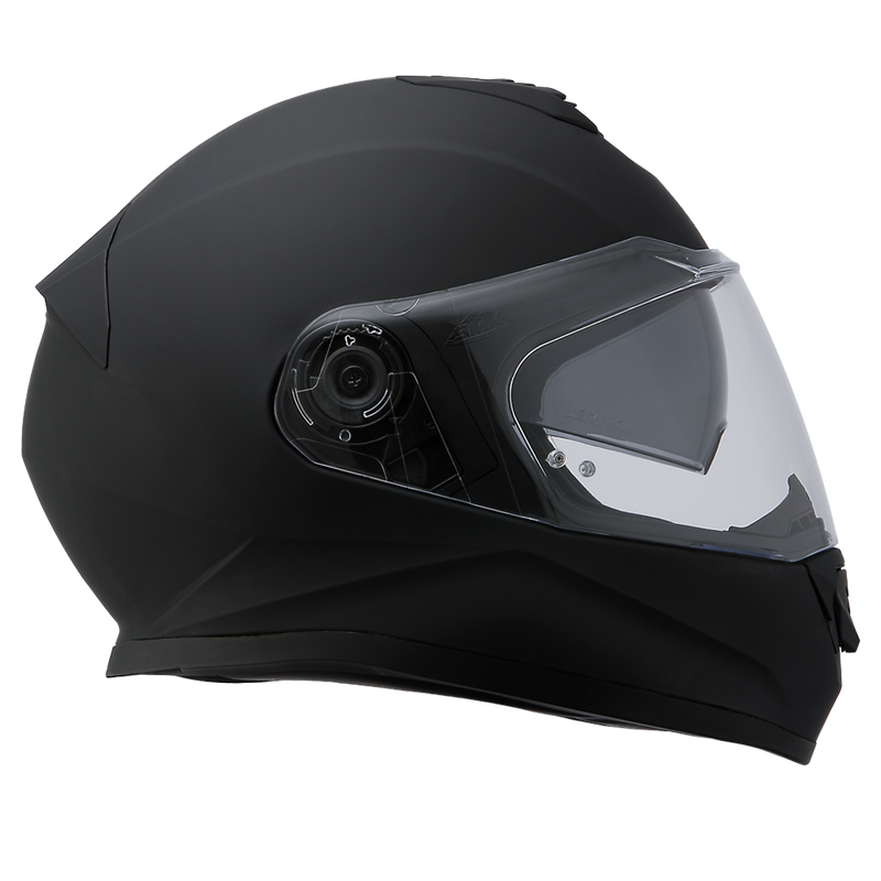 Load image into Gallery viewer, Daytona Detour Full Face Motorcycle Helmet - DOT Certified, Dual Visor, Street Bike Helmet, Men/Women/Youth - Dull Black
