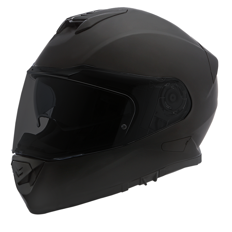 Load image into Gallery viewer, Daytona Detour Full Face Motorcycle Helmet - DOT Certified, Dual Visor, Street Bike Helmet, Men/Women/Youth - Dull Black

