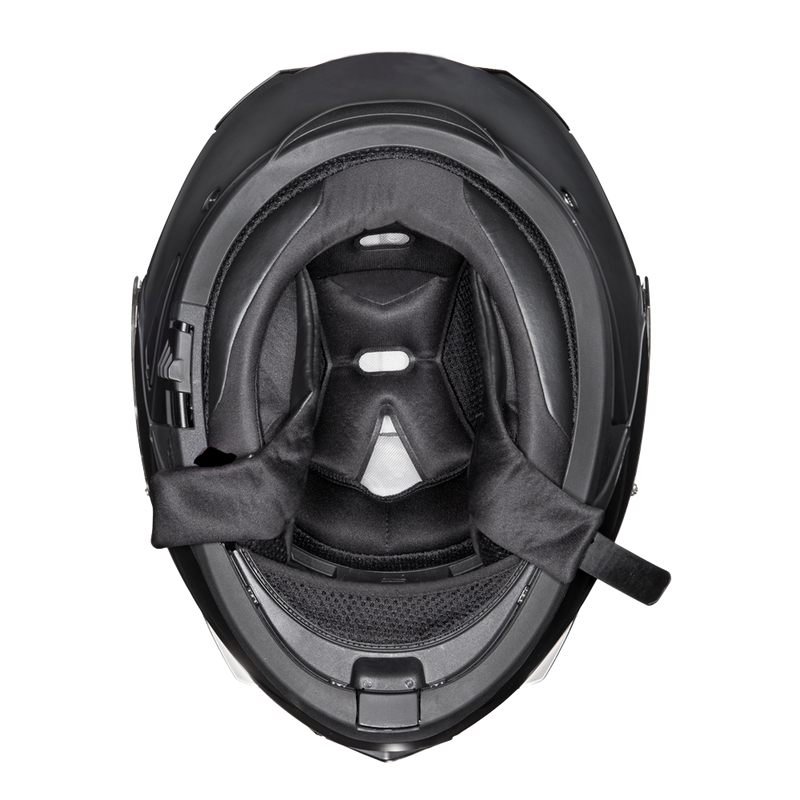Load image into Gallery viewer, Daytona Glide Modular Motorcycle Helmet - DOT Approved, Bluetooth Ready, Dual Visor, Men/Women/Youth - Dull Black
