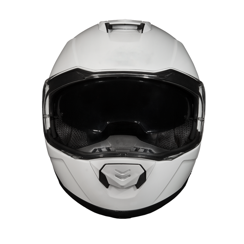Load image into Gallery viewer, Daytona Glide Modular Motorcycle Helmet - DOT Approved, Bluetooth Ready, Dual Visor, Men/Women/Youth - Hi-Gloss White
