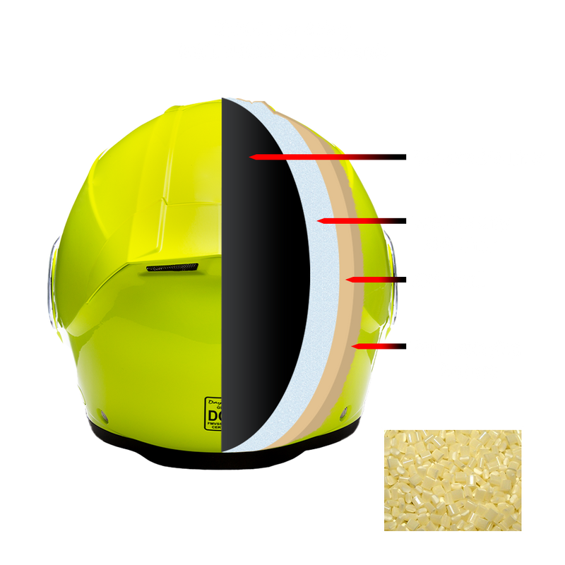 Load image into Gallery viewer, Daytona Glide Modular Motorcycle Helmet - DOT Approved, Bluetooth Ready, Dual Visor, Men/Women/Youth - Fluorescent Yellow