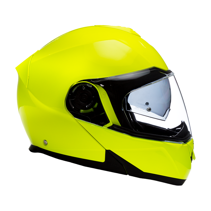 Load image into Gallery viewer, Daytona Glide Modular Motorcycle Helmet - DOT Approved, Bluetooth Ready, Dual Visor, Men/Women/Youth - Fluorescent Yellow