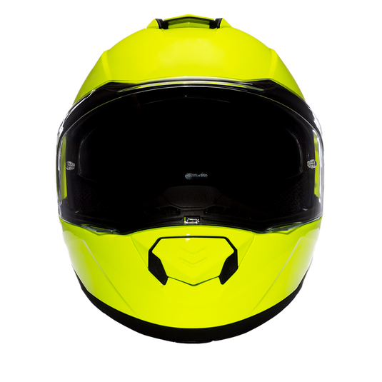 Daytona Glide Modular Motorcycle Helmet - DOT Approved, Bluetooth Ready, Dual Visor, Men/Women/Youth - Fluorescent Yellow