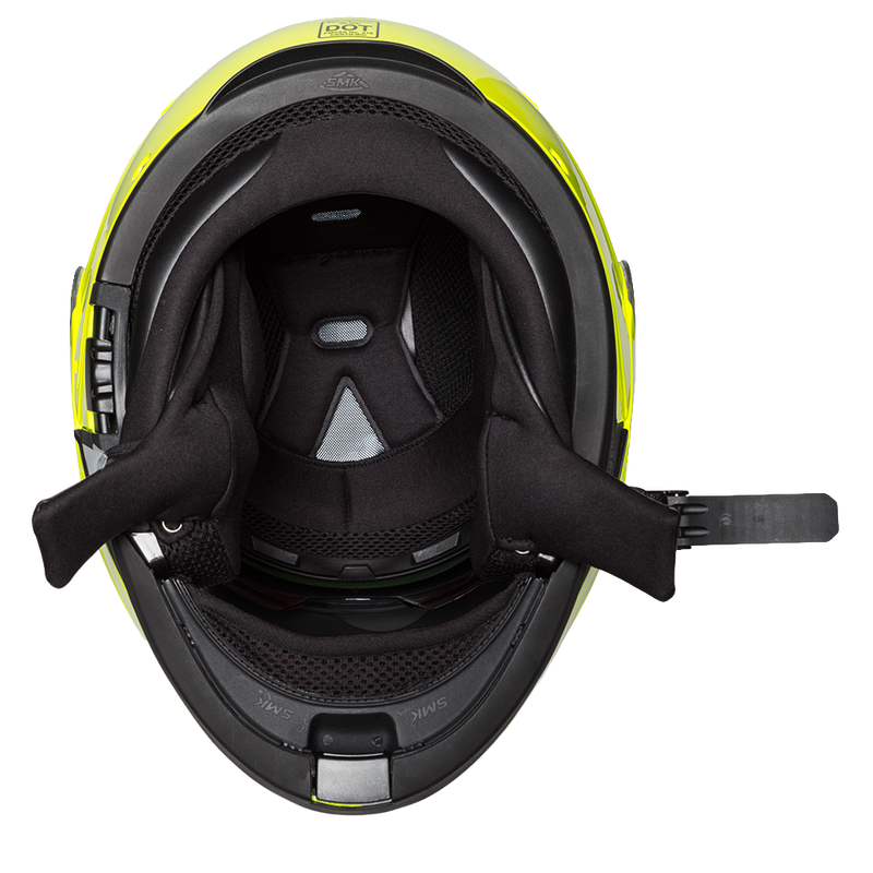 Load image into Gallery viewer, Daytona Glide Modular Motorcycle Helmet - DOT Approved, Bluetooth Ready, Dual Visor, Men/Women/Youth - Fluorescent Yellow