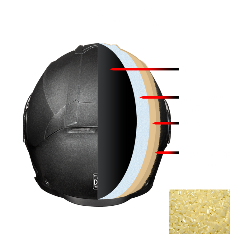 Load image into Gallery viewer, Daytona Glide Modular Motorcycle Helmet - DOT Approved, Bluetooth Ready, Dual Visor, Men/Women/Youth - Gun Metal Grey Metallic