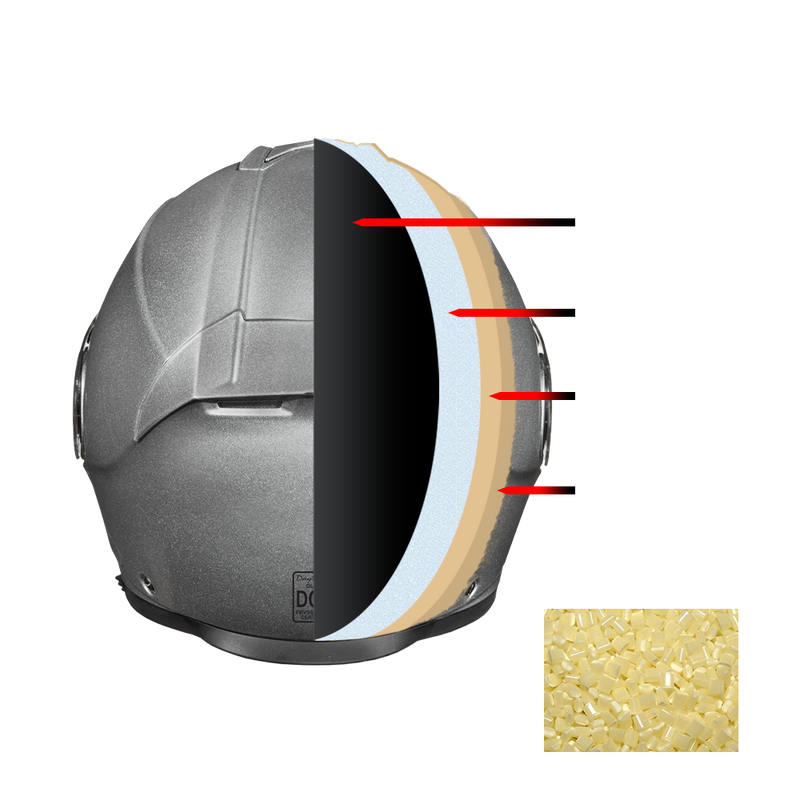 Load image into Gallery viewer, Daytona Glide Modular Motorcycle Helmet - DOT Approved, Bluetooth Ready, Dual Visor, Men/Women/Youth- Silver Metallic