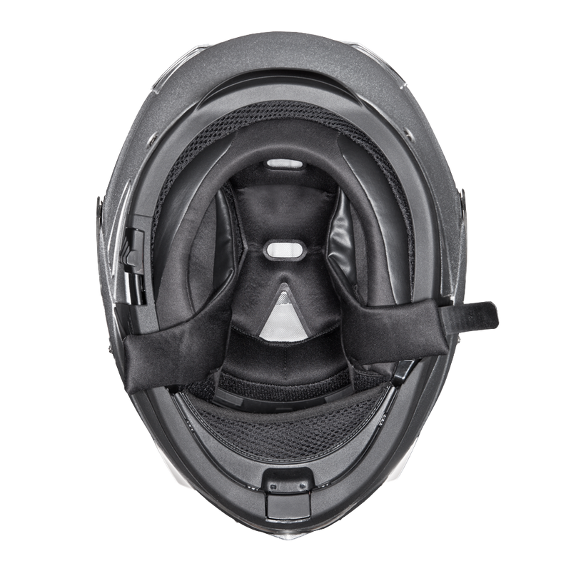 Load image into Gallery viewer, Daytona Glide Modular Motorcycle Helmet - DOT Approved, Bluetooth Ready, Dual Visor, Men/Women/Youth- Silver Metallic