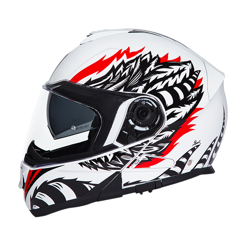 Load image into Gallery viewer, Daytona Glide Modular Motorcycle Helmet - DOT Approved, Bluetooth Ready, Dual Visor, Men/Women/Youth - W/ Phoenix